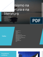 Modernismo Na Arquitetura e Na Literatura