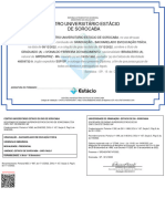 Certificado Estácio - IVONALDO FERREIRA DO NASCIMENTO
