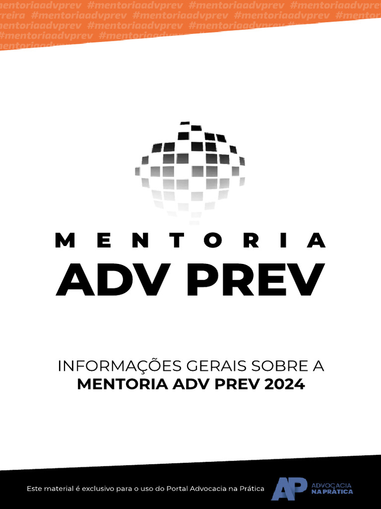 Mentoria ADV PREV 2024: Formação Especializada | PDF
