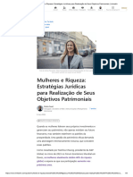 Mulheres e Riqueza - Estratégias Jurídicas para Realização de Seus Objetivos Patrimoniais - LinkedIn