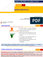 Lec 3 - Indian Industries
