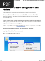 How To Use 7-Zip To Encrypt Files and Folders - OIT Cybersecurity