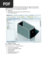 Detailed Intro To 3D Designing On Solidworks