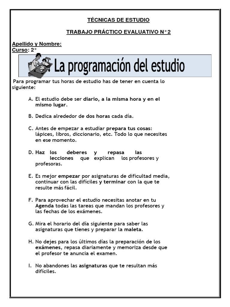 Guía de Estudio para Estudiantes | PDF | Crecimiento personal y profesional