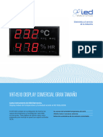 DISPLAY TEMPERATURA ESCODA VHT4510 - 6p