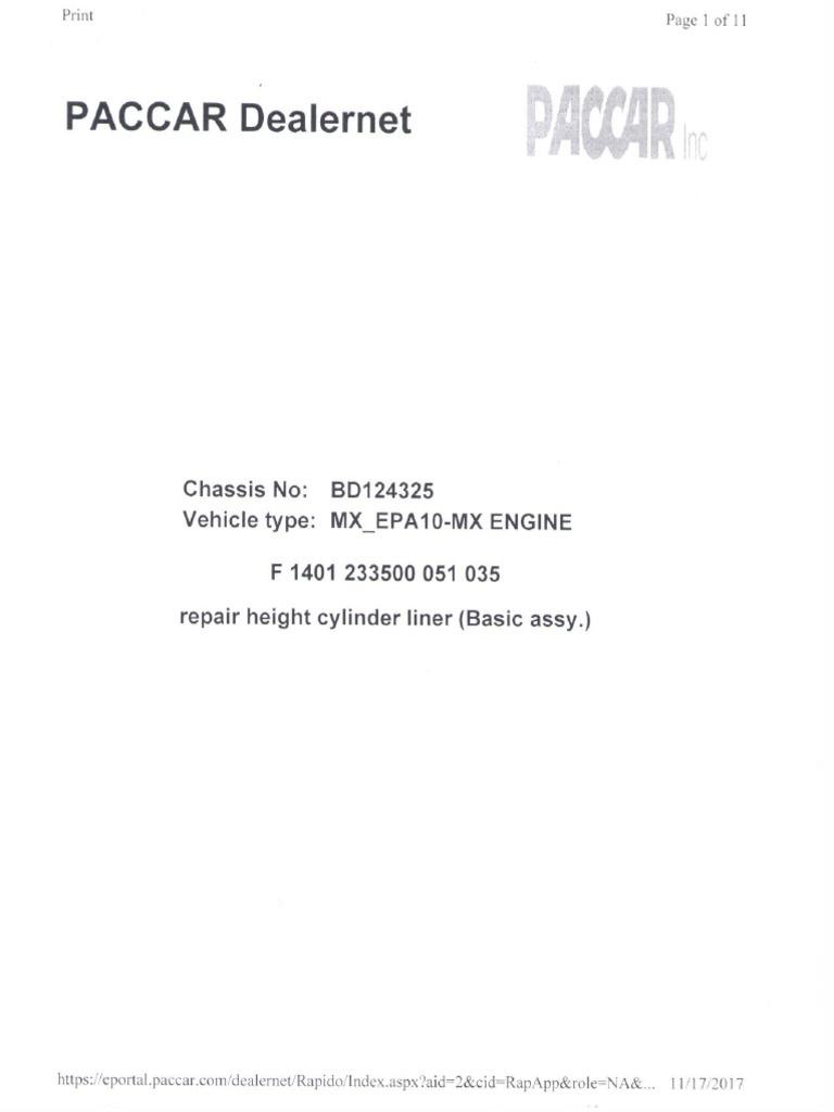 MX-13 Engines - Liner Repair | PDF