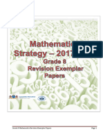 Httpsgifs - Africawp Contentuploads202004Grade 8 Mathematics Revision Exemplar Papers PDF