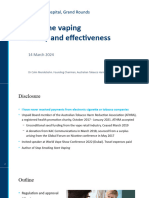 Nicotine Vaping Safety and Effectiveness For AOD Patients