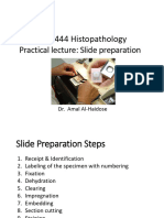 Practical Lecture Slide Preparation - Histology