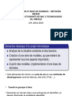 Diapo - Modelisation Dynamique D'si Par La Merise - Bac2 - Upl - 2023 - 2024-1