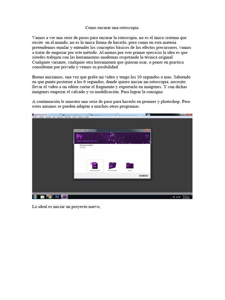 Guía Práctica de Rotoscopia en Video | PDF | Tableta | Vídeo