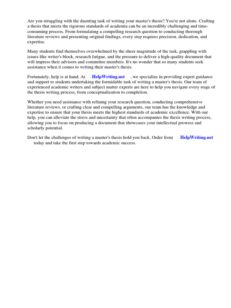 Master Thesis Voorbeelden Download Free Pdf Thesis