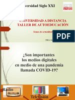 Exposición Taller de Educacion A Distancia