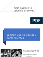 TEMA 8. La Gran Guerra y La Revolución de Los Soviets.