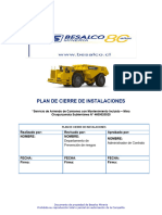Plan de Cierre de Instalacion de Faena Besalco Mineria