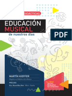 Propuestas Didácticas para La Educación Musical de Nuestros Días