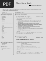 Manoj Resume