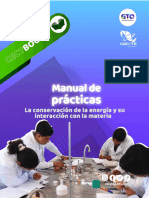 Manual de Practicas La Conservacion de La Energia y Su Interaccion Con La Materia