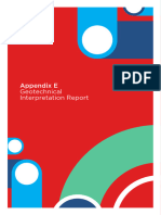 Appendix E Geotechnical Interpretation Report