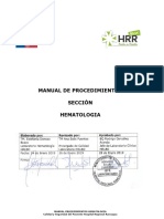 Manual de Procedimientos Sección Hematología