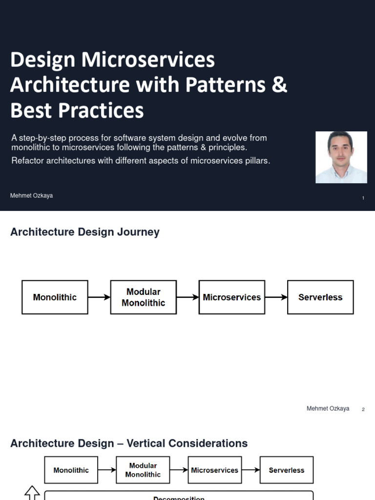 Microservices Architecture Best Practices | PDF | Databases | Database ...