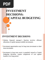 5, 6 & 7 Capital Budgeting