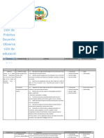 Planificación Práctica Docente