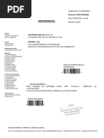 Exemple d'ordonnance médicale vierge | PDF | Bien-être