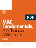 M&E Fundamental - (Monitoring & Evaluating)