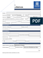 Planilla Matricula Ocre