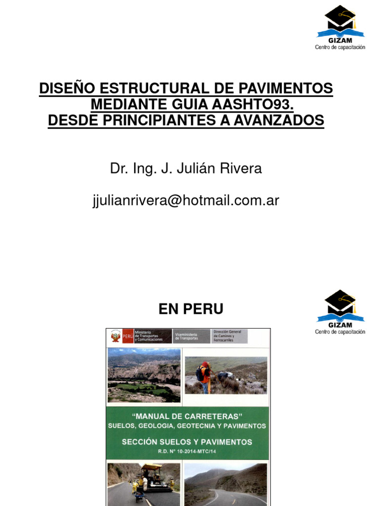 001 Julian Rivera - Diseño AASHTO93 | Descargar gratis PDF | Ingeniería ...