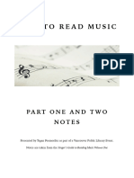 How To Read Music Part One and Two VPL Notes