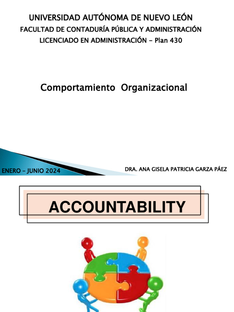 Accountability | Descargar gratis PDF | Responsabilidad ...