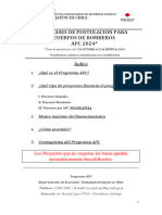 Bases de Postulación para Cuerpos de Bomberos APC 2024 : Índice