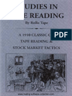 Rollo Tape A.K.A Richard D. Wyckoff - Studies in Tape Reading - Fraser Publishing Co. (1982)