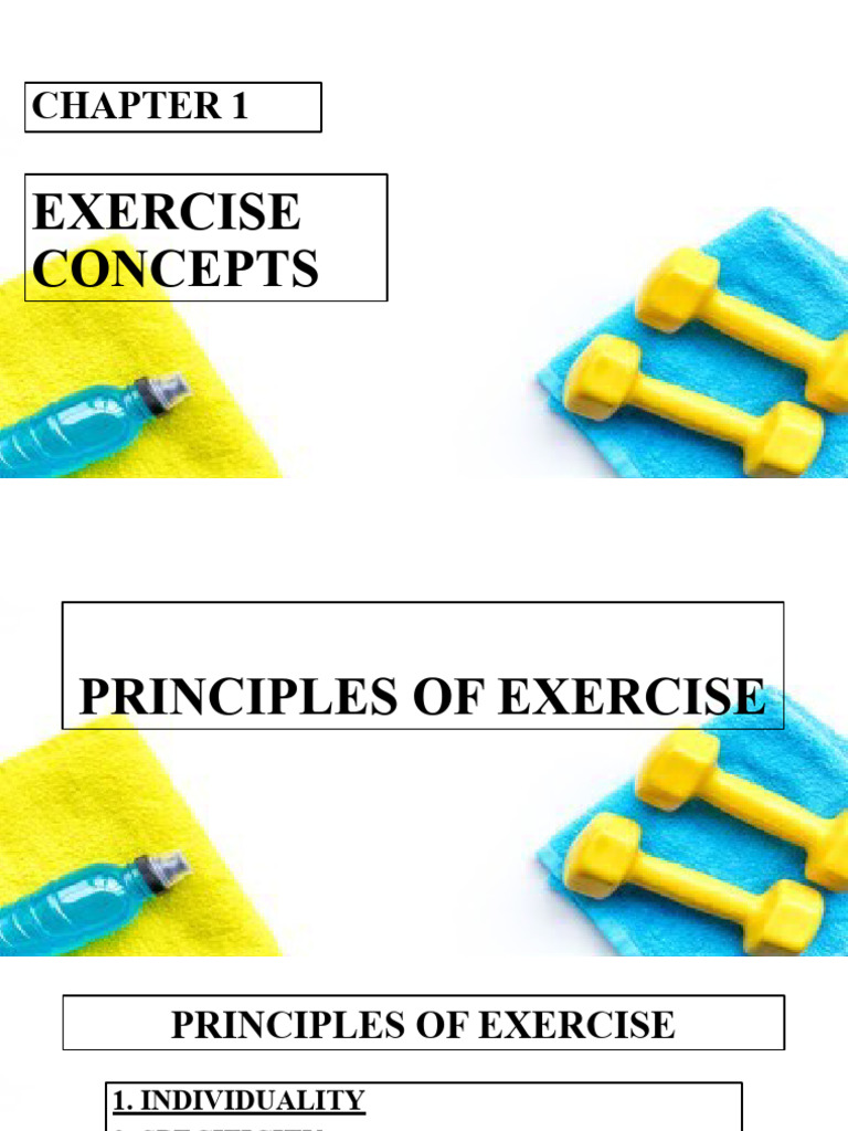 Exercise Concepts Overview: Chapter 1 | PDF | Physical Fitness ...