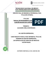 Proyecto Manual de Procedimiento LISTO