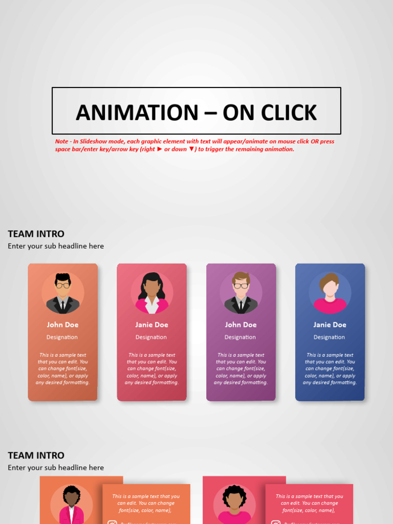 Team Introduction Animation Guide | PDF | Computer Architecture ...