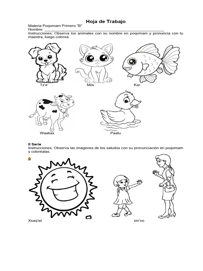 Hojas Trabajo | PDF | Hogar, jardinería y bricolaje | Arte, image size:768x1024