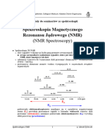 Spektroskopia Magnetycznego Rezonansu Jądrowego NMR CZ II