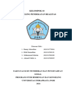 Kelompok 10 - Konseling Pendekatan Realitas