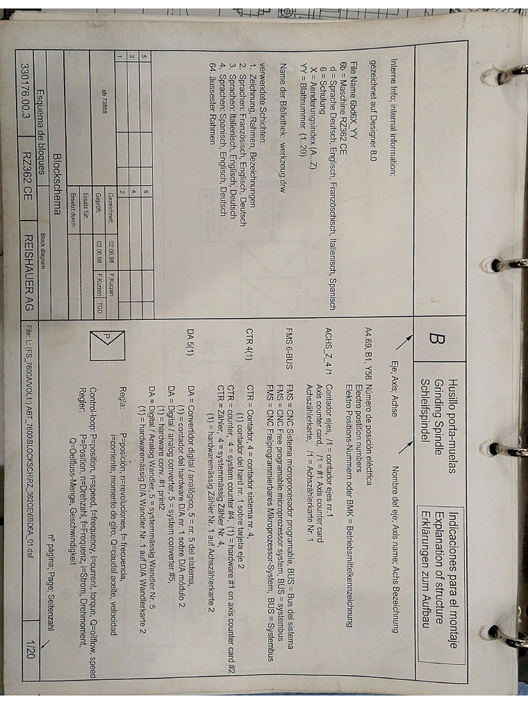 REISHAUER Model RZ362 Manual 330176 | PDF