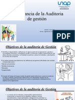 Importancia de La Auditoria de Gestión Sesion 5 Enero2024