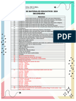 Lista de Utiles Secundaria