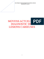 7 - MOYENS ACTUELS DE DIAGNOSTIC DES LESIONS CARIEUSES (DR - BOUSSALIA)