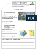 Avaliação Diagnóstica de Geografia 4° Ano