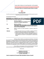 Anexo #27 - Documento para Remitir El Informe de Control Específico A La Procuraduría Pública