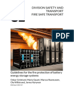 Guidelines For The Fire Protection of Battery Energy ST