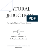 Natural Deduction (Mueller Anderson, J., Johnstone, H.) (Z-Library)