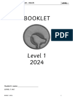 2024 Booklet - Level 1